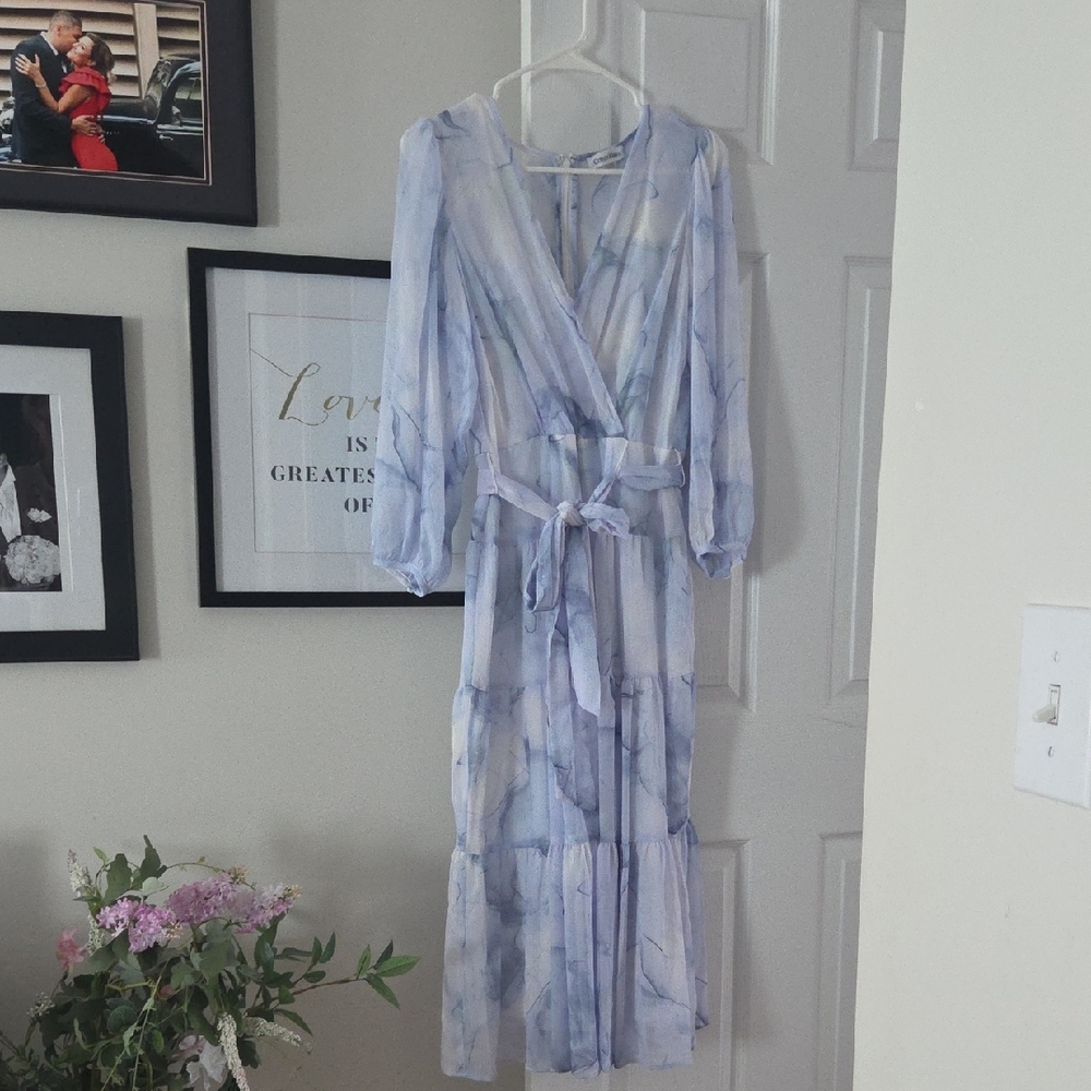 Calvin Klein Blue Dress, Sz 6